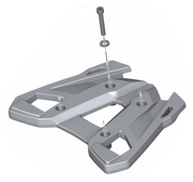 BMW F 700/800 GS Set bagagebrug topcase foto 2