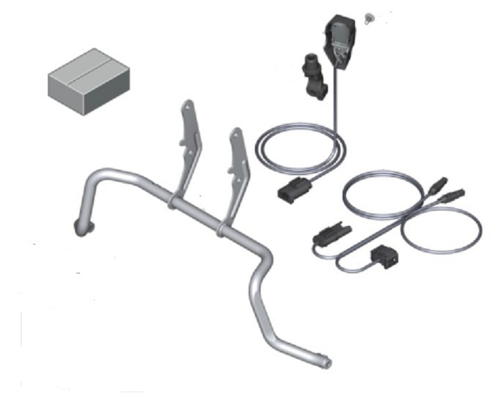BMW F 750/850/ GS/Adventure Set Led Verstralers incl Bevestiging foto 2