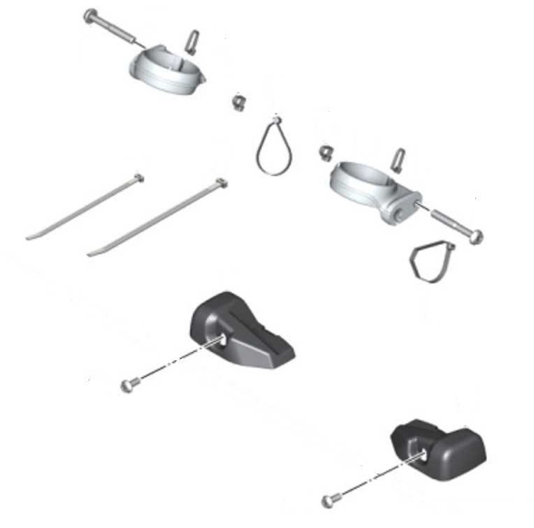 BMW R nine T Set knipperlichtsteunen