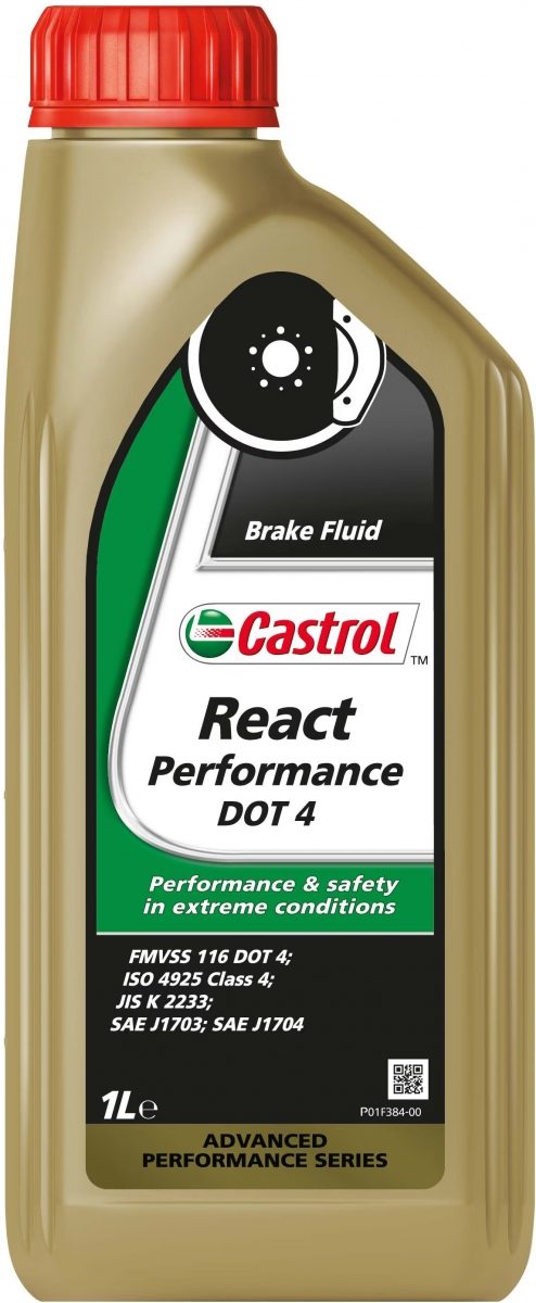 BRAKE FLUID REACT PERFORMANCE DOT 4 1LTR