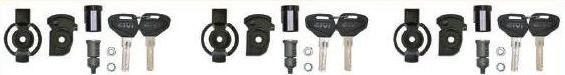 SL103-SECURITY LOCK SET 3PCS