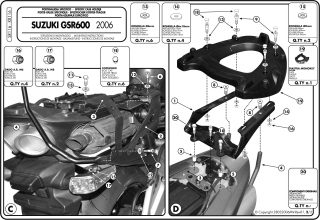 SR116-MONORACK SUZ. GSR600 '06