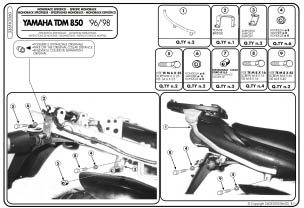 336F-MONORACK TDM850 96-UP
