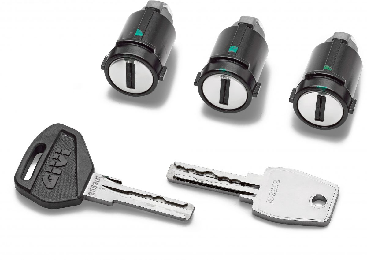 SLR103-REPLACEABLE KEY KIT WITH 3 CYLINDERS