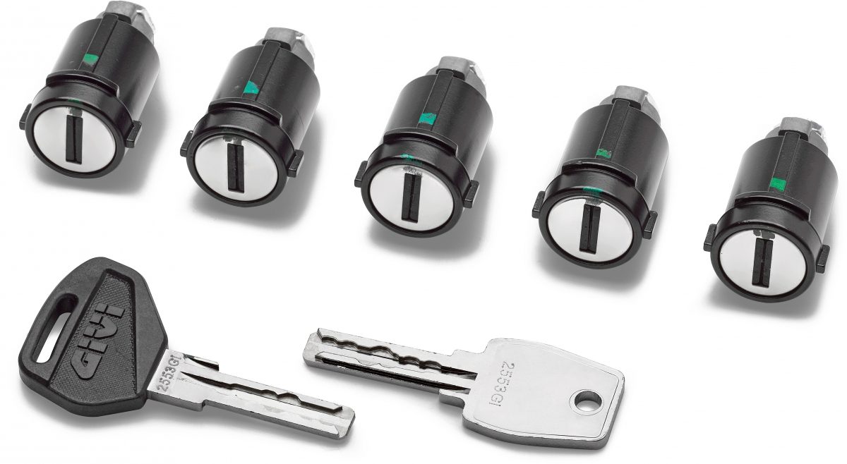 SLR105-REPLACEABLE KEY KIT WITH 5 CYLINDERS