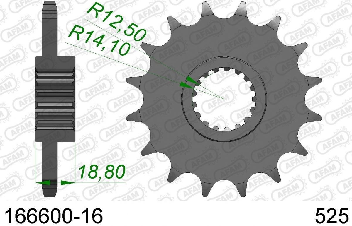 FRONT 16T, 525