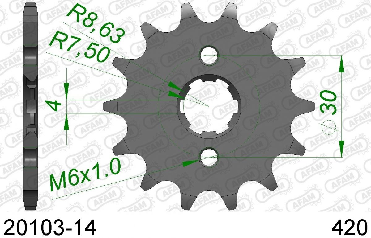 FRONT 14T, 420