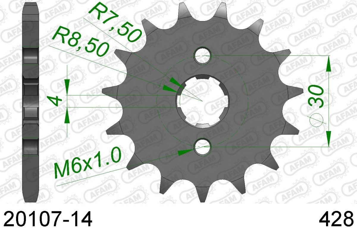 FRONT 14T, 428