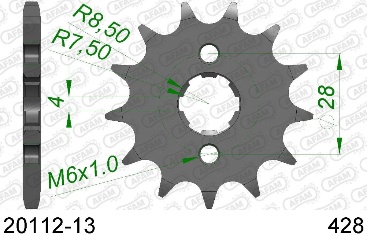 FRONT 13T, 428
