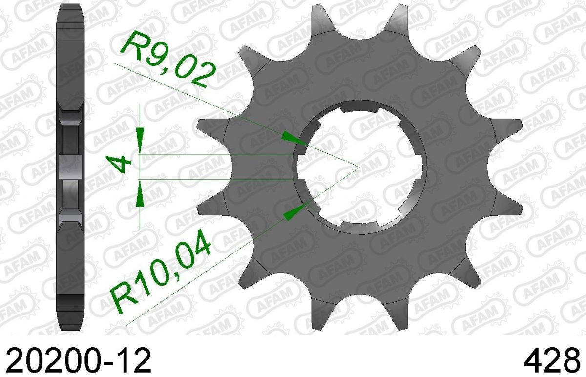 FRONT 12T, 428