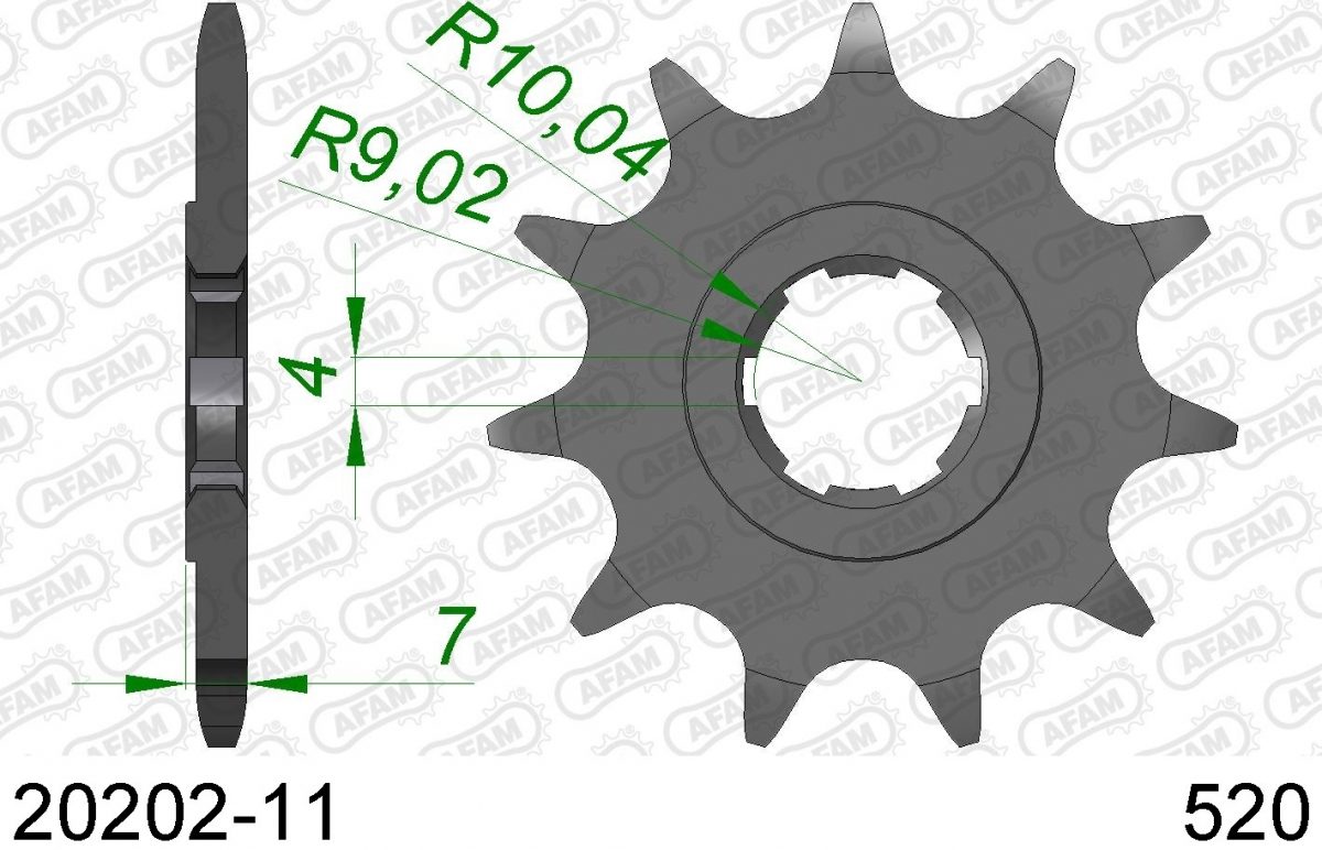 FRONT 11T, 520