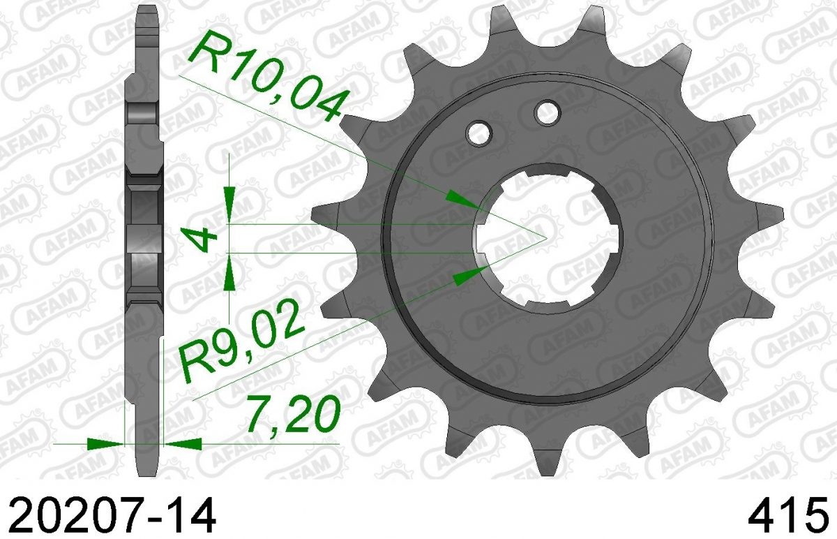 FRONT 14T, 415