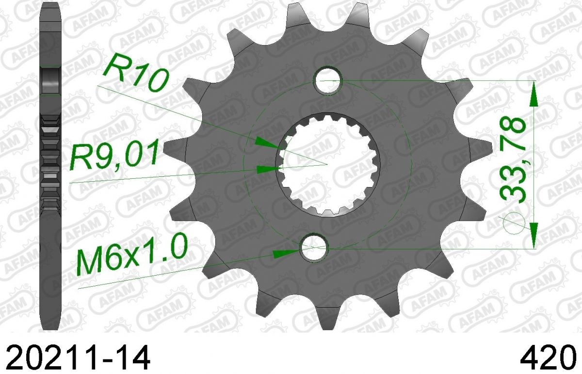 FRONT 14T, 420