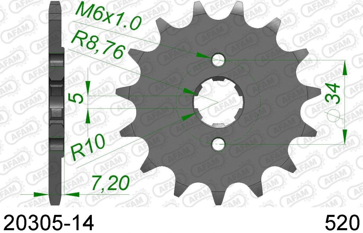 FRONT 14T, 520