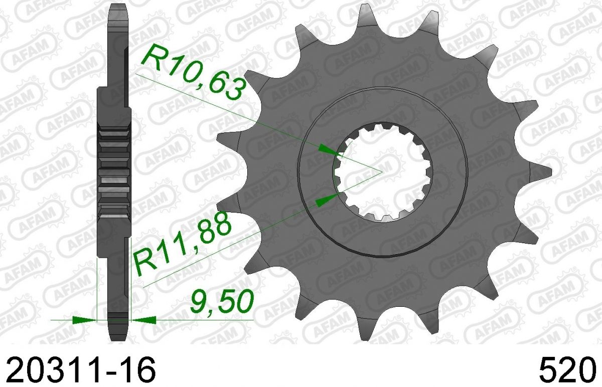 FRONT 16T, 520