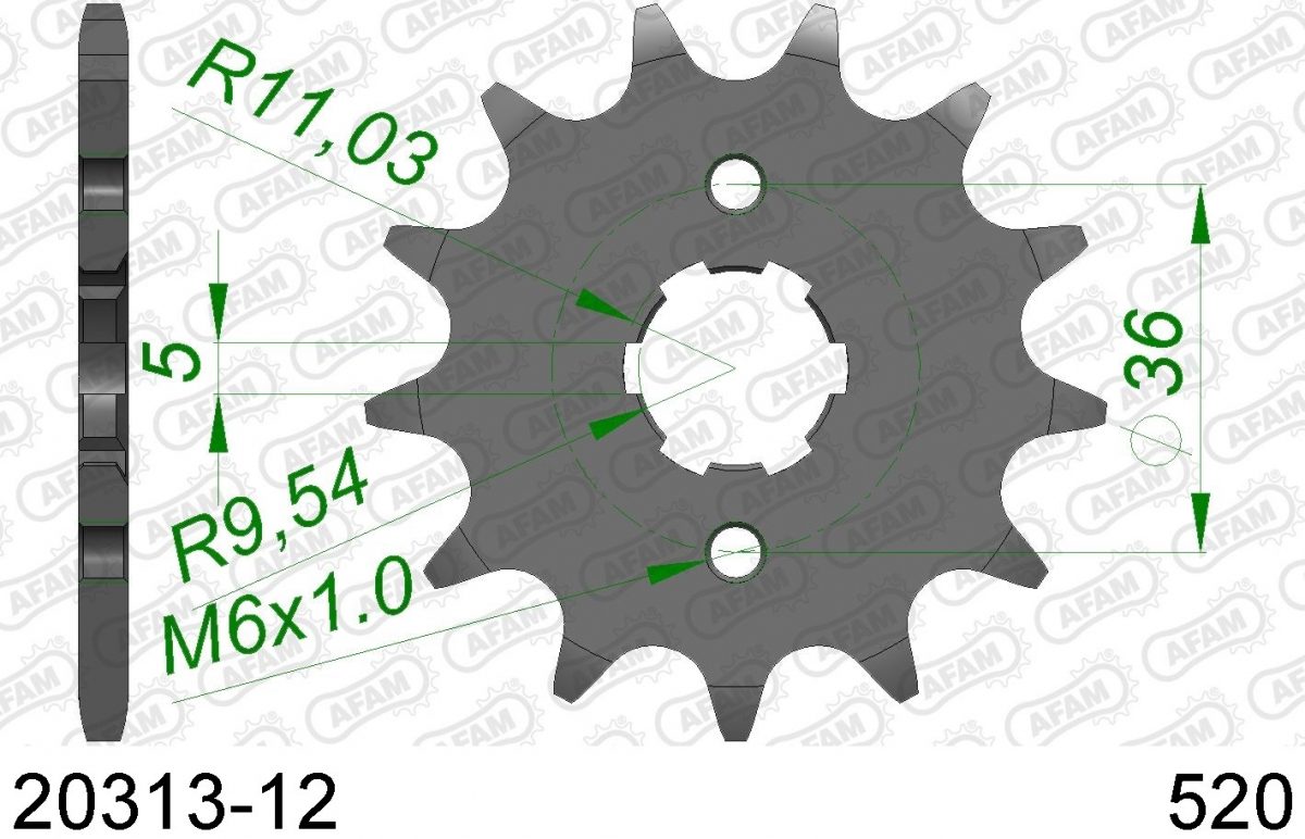 FRONT 12T, 520