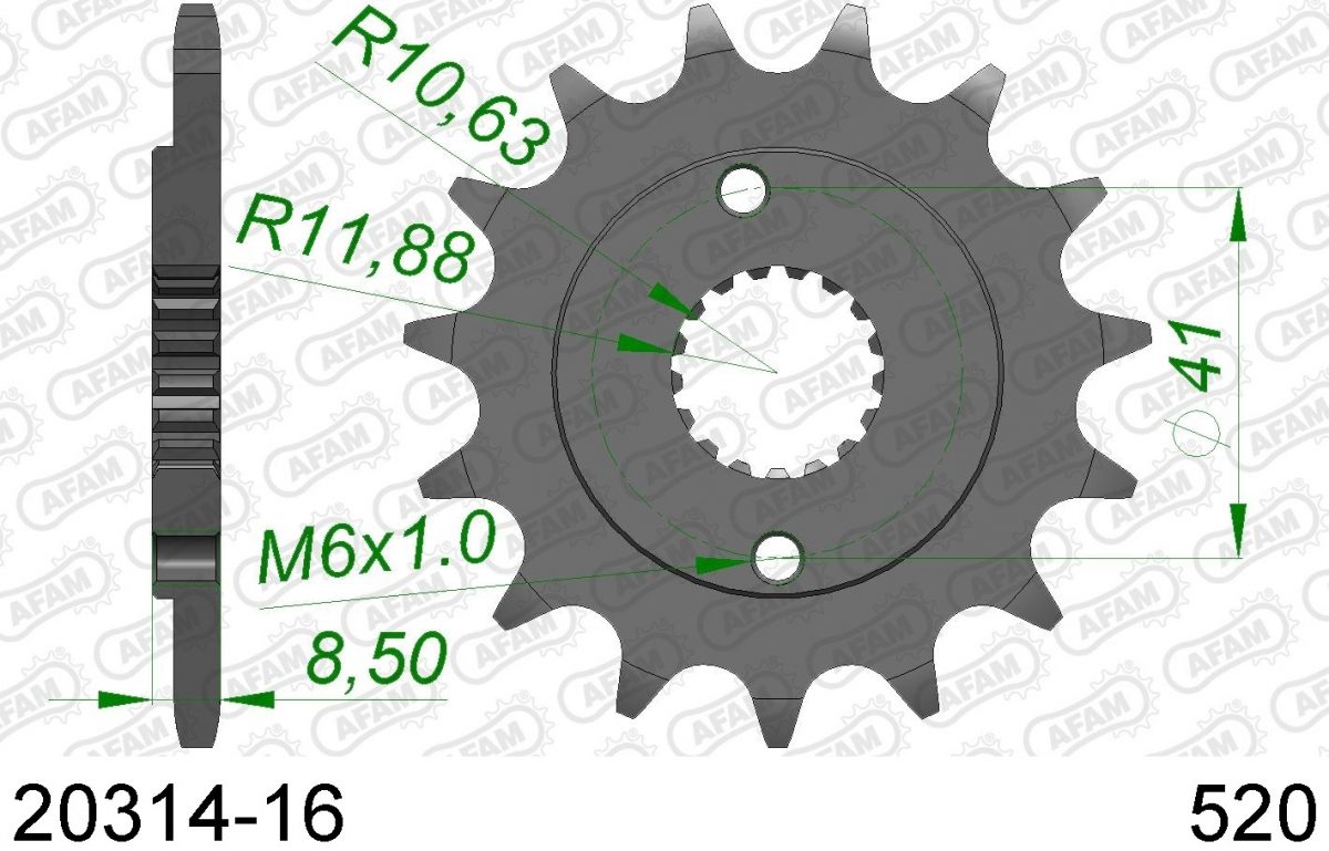 FRONT 16T, 520