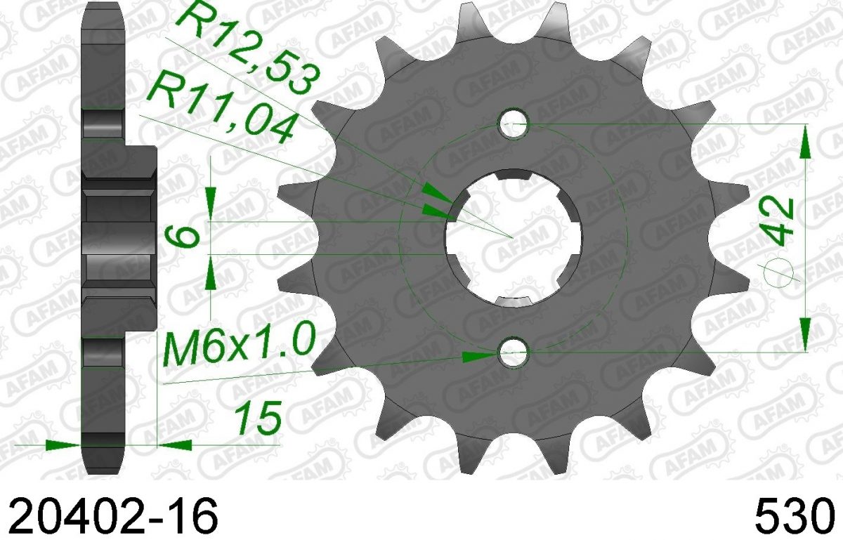 FRONT 16T, 530
