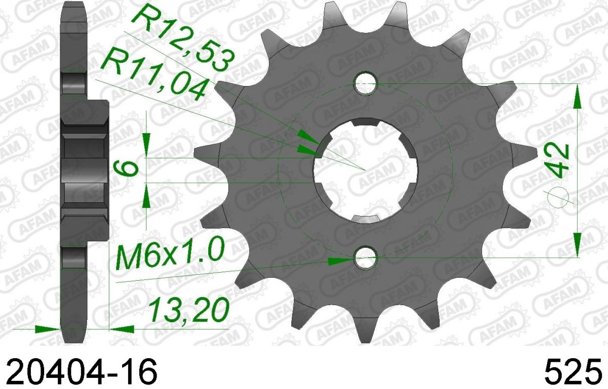 FRONT 16T, 525