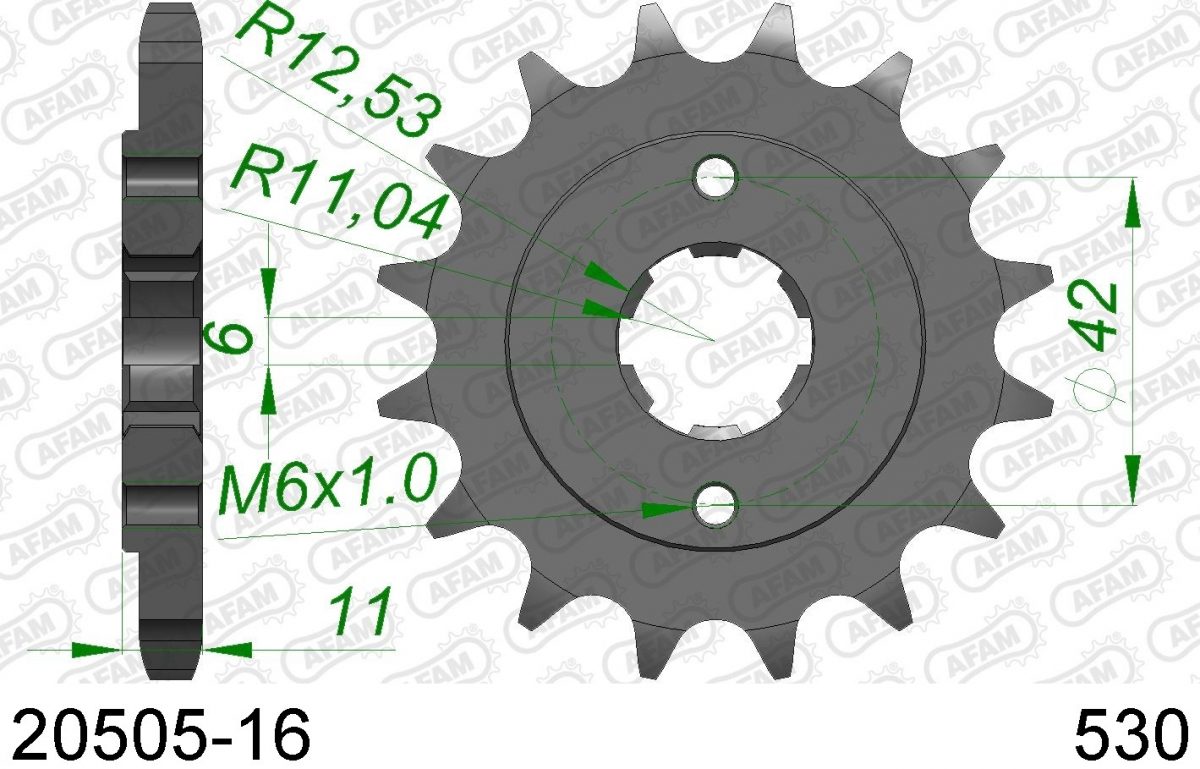 FRONT 16T, 530