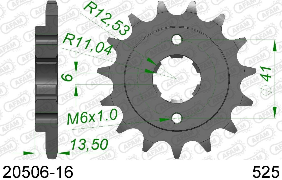 FRONT 16T, 525