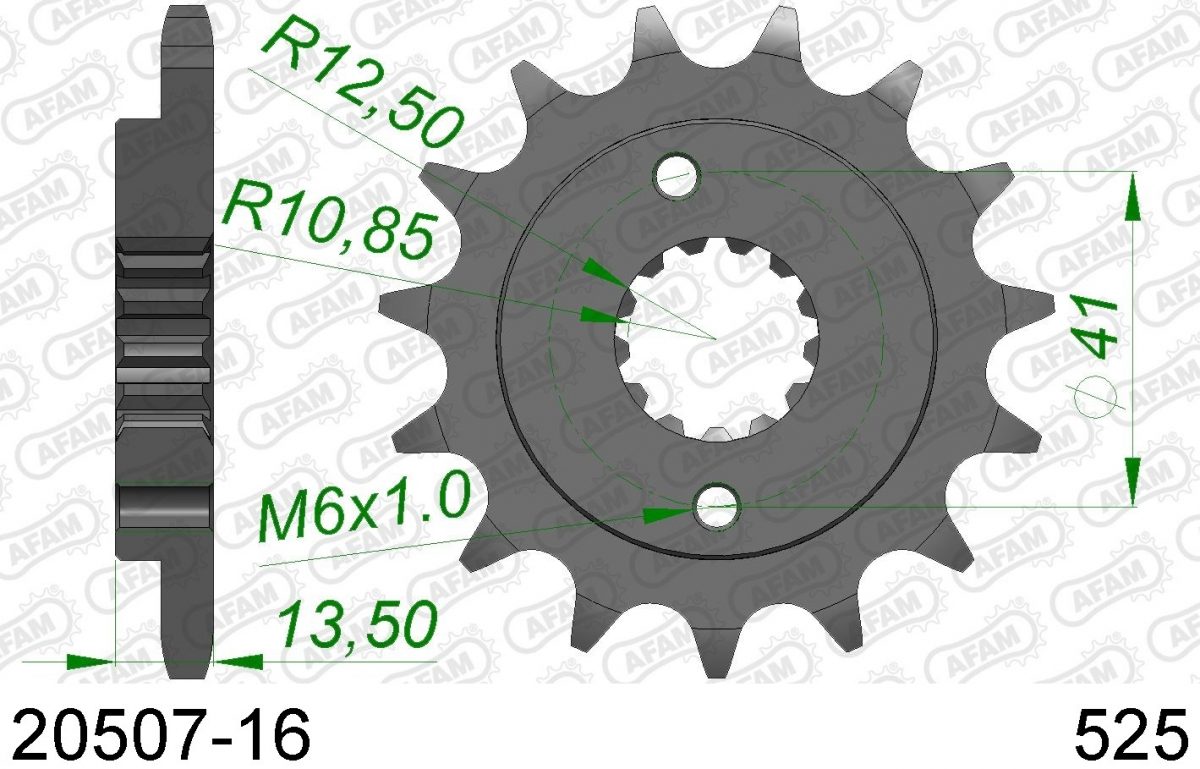 FRONT 16T, 525