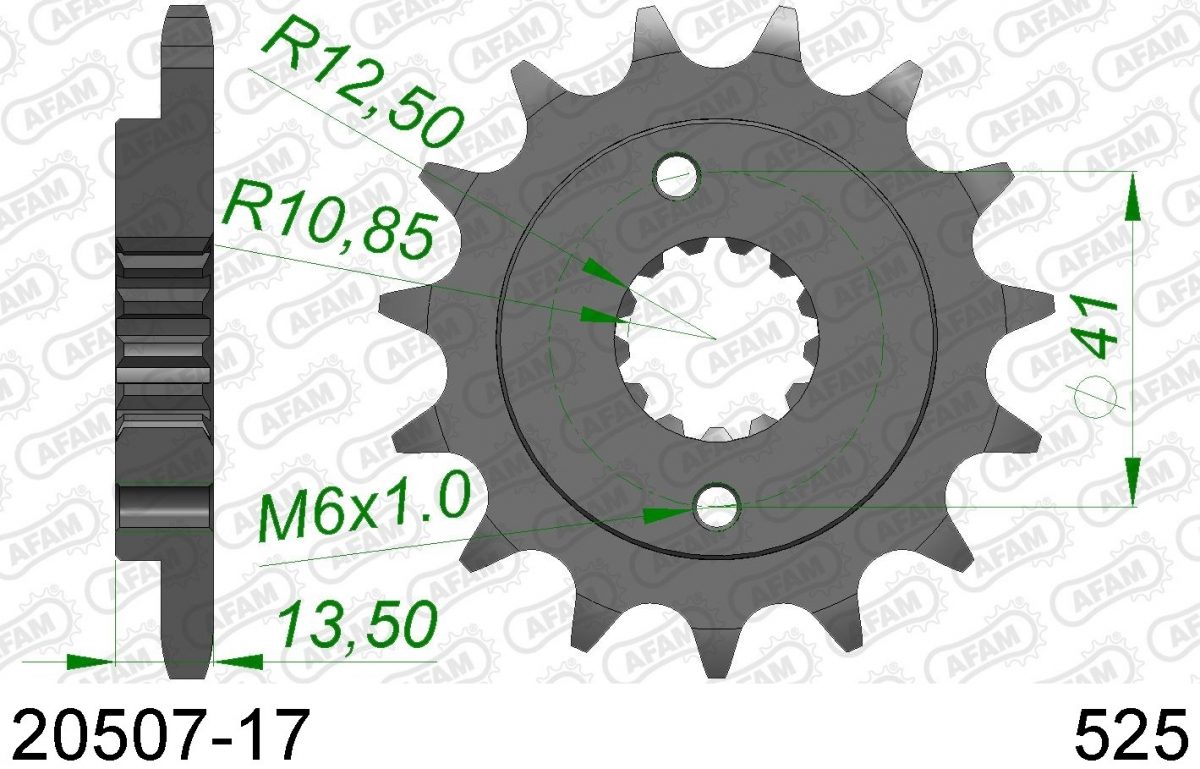 FRONT 17T, 525