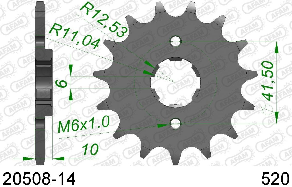 FRONT 14T, 520