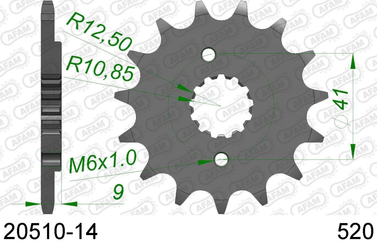 FRONT 14T, 520