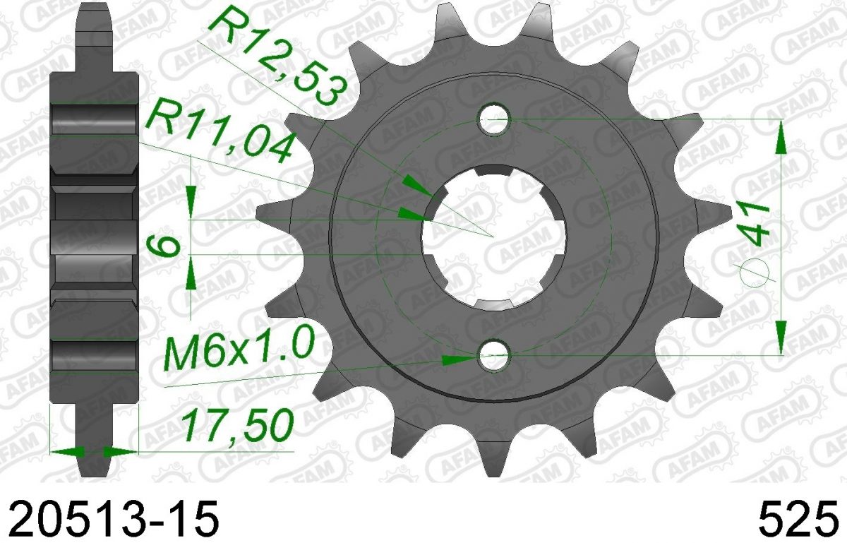 FRONT 15T, 525