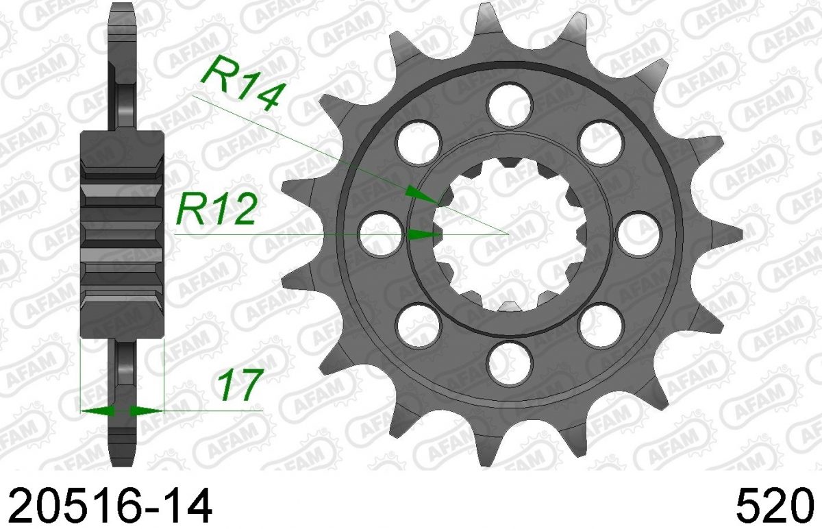 FRONT 14T, 520