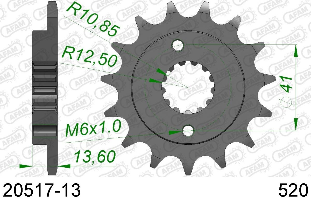 FRONT 13T, 520