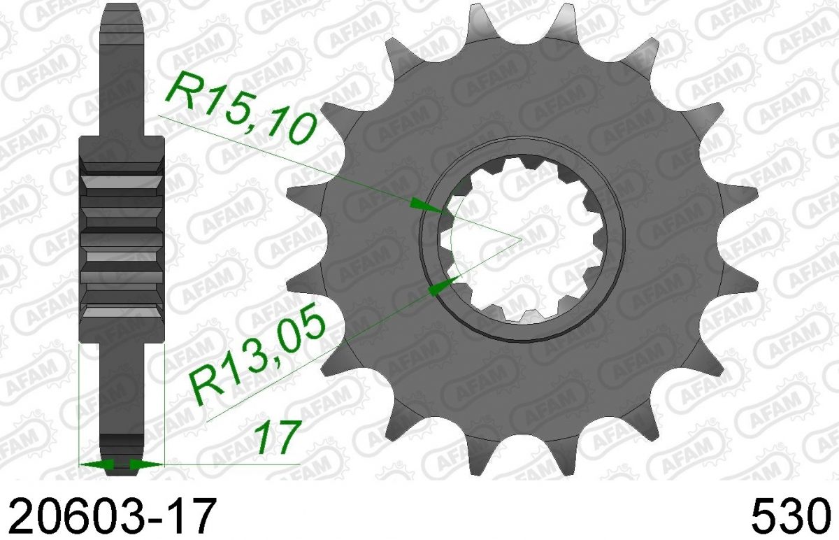 FRONT 17T, 530