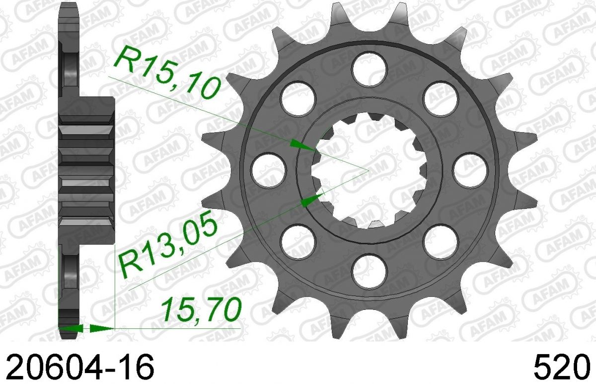 FRONT 16T, 520