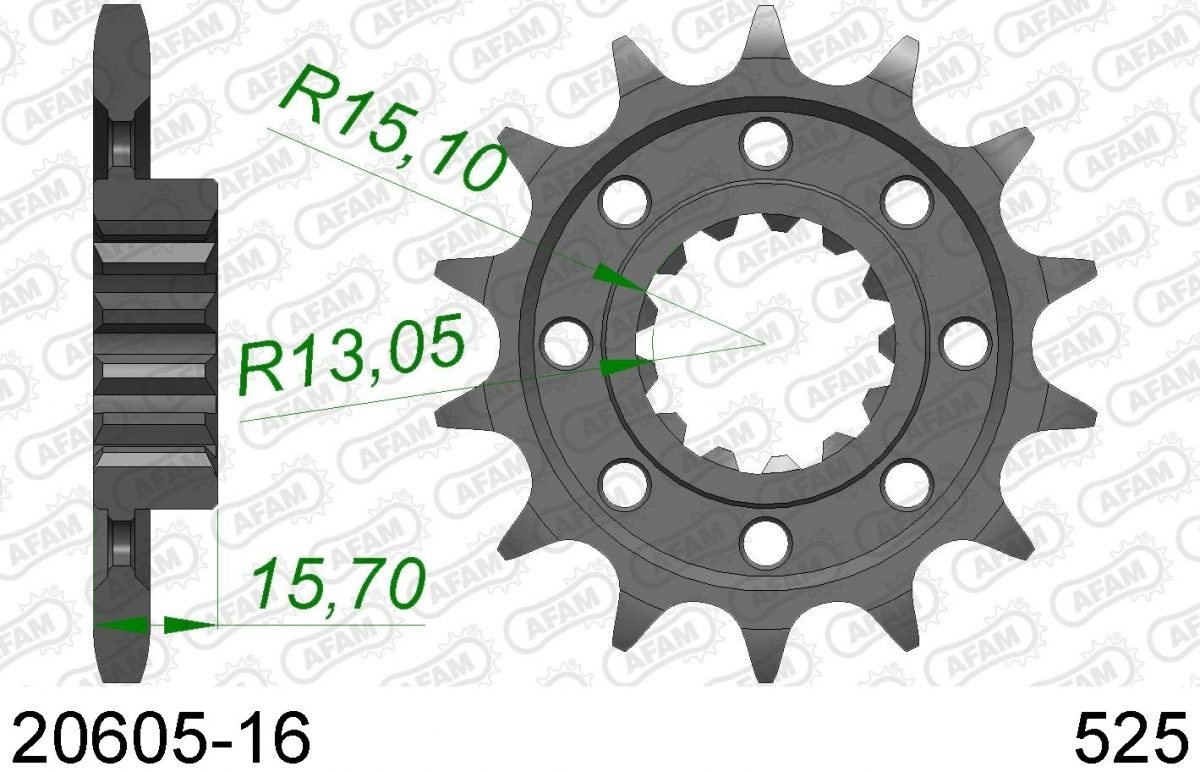 FRONT 16T, 525