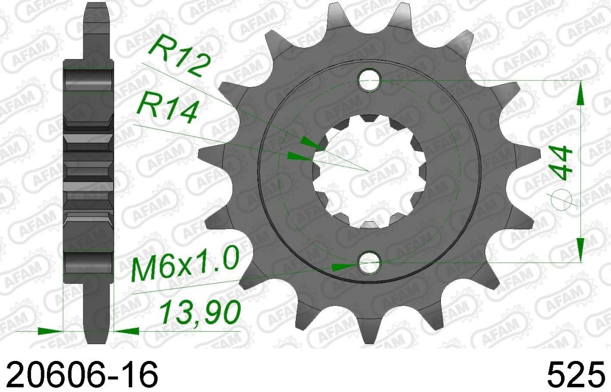 FRONT 16T, 525