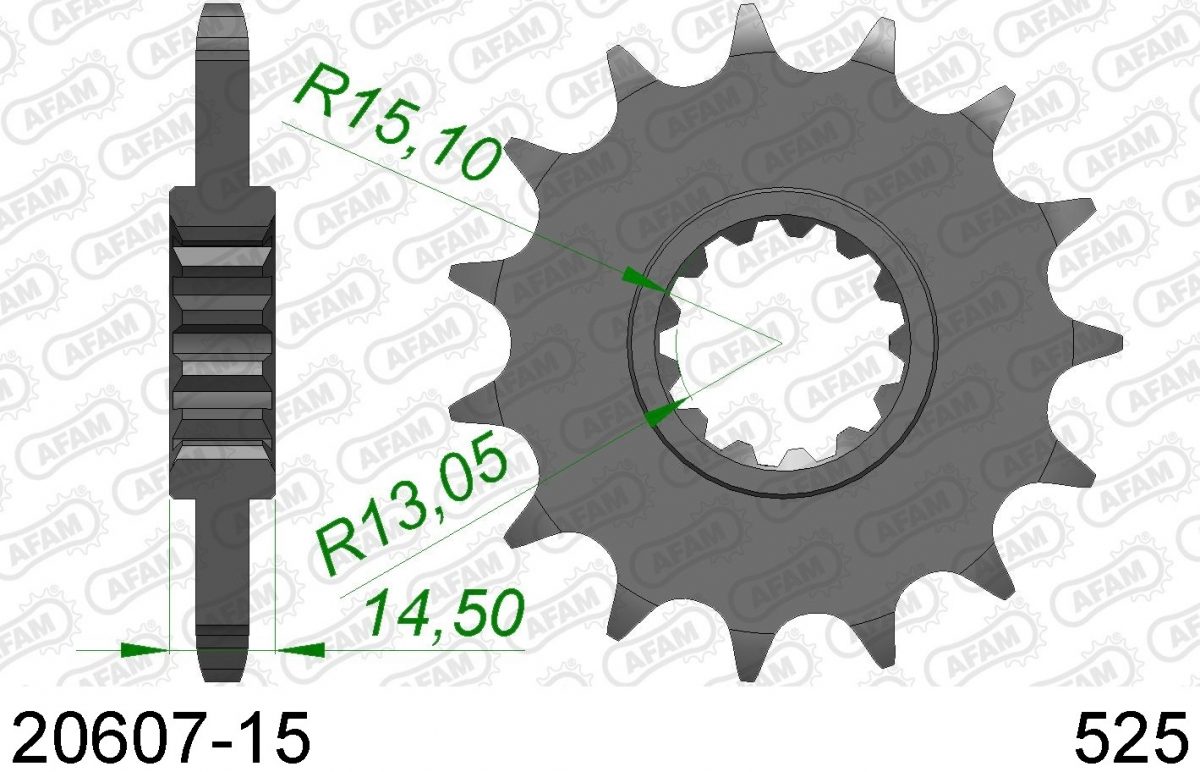 FRONT 15T, 525