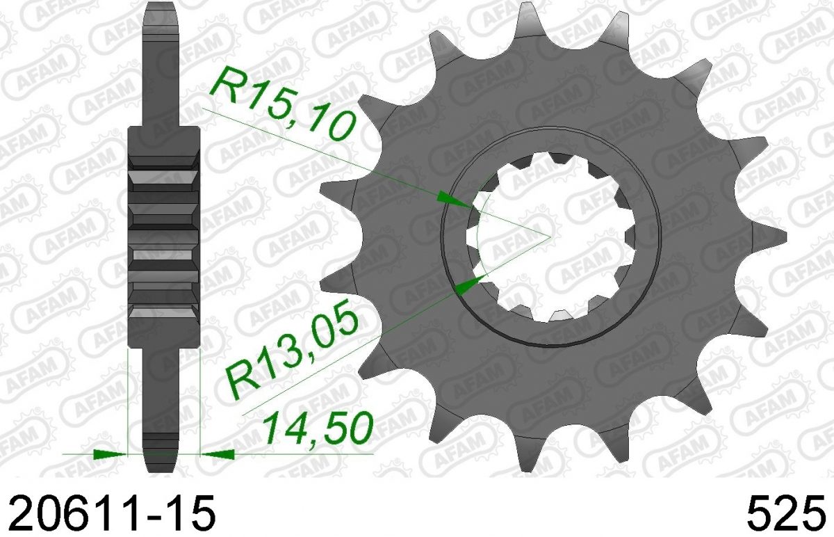FRONT 15T, 525