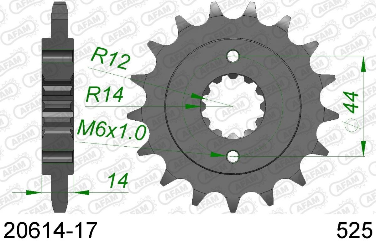 FRONT 17T, 525
