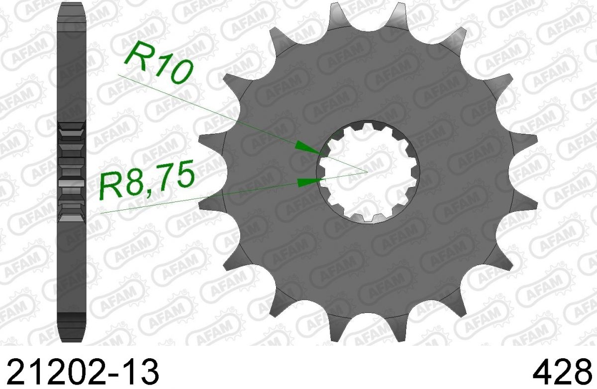 FRONT 13T, 428