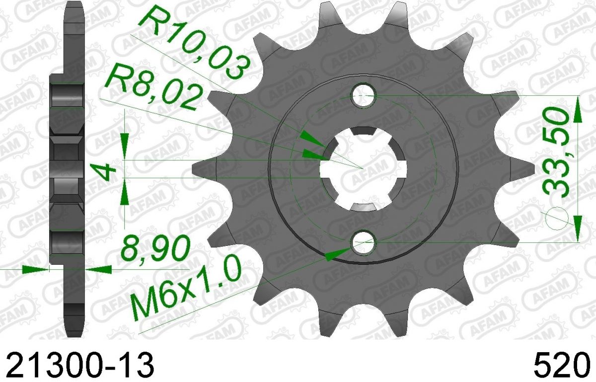 FRONT 13T, 520