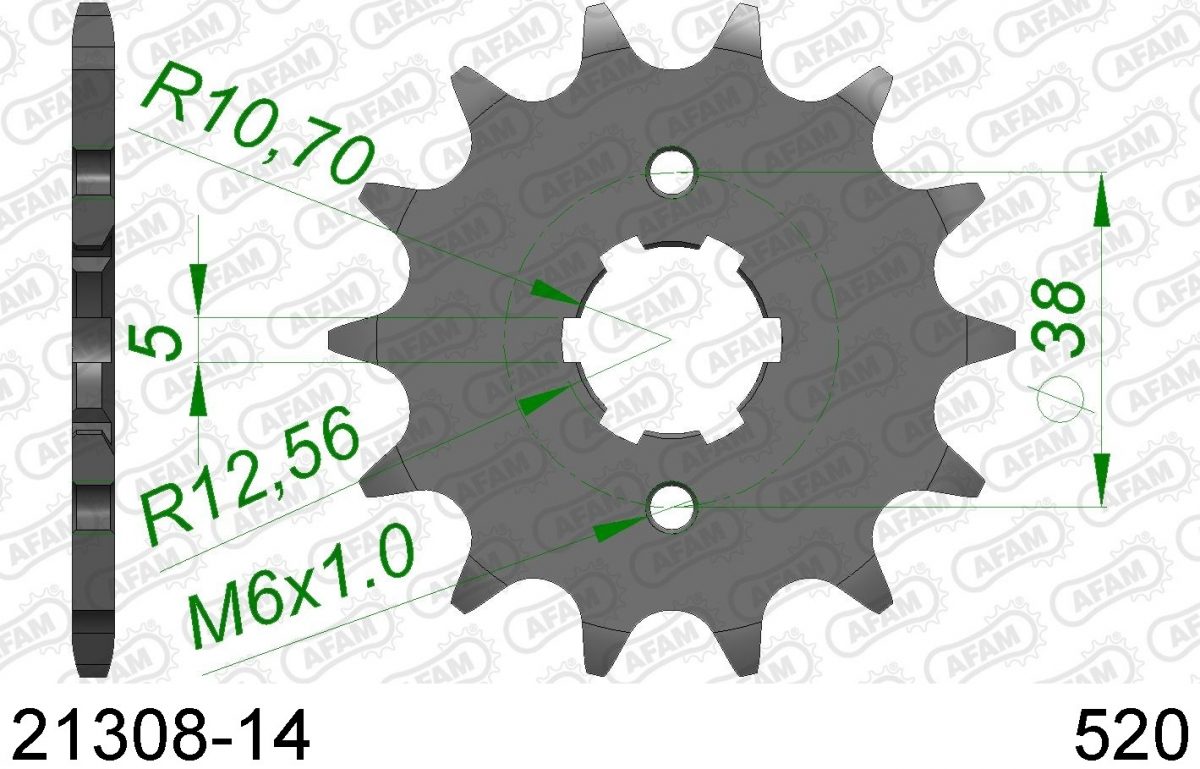FRONT 14T, 520