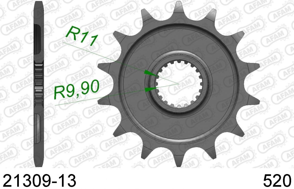 FRONT 13T, 520