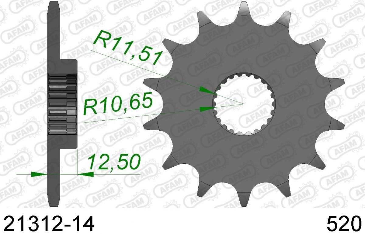 FRONT 14T, 520