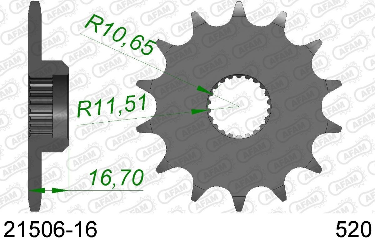 FRONT 16T, 520