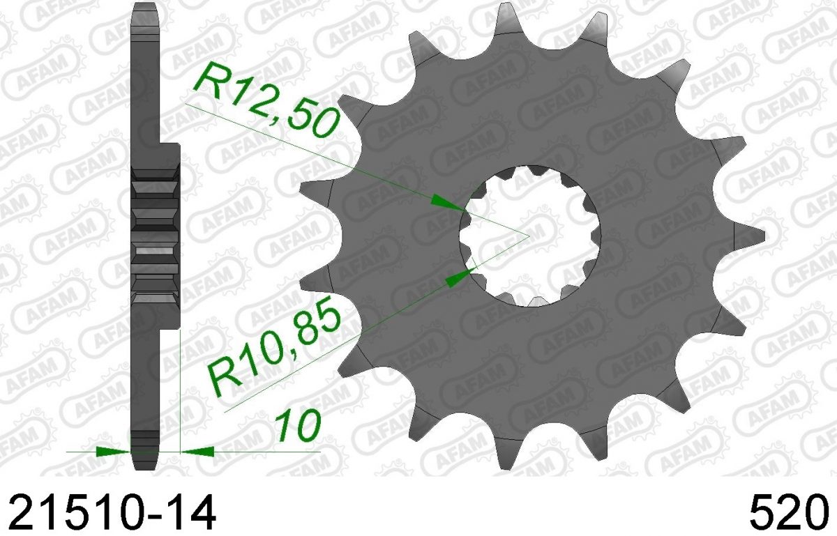 FRONT 14T, 520