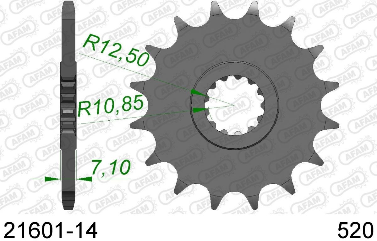 FRONT 14T, 520