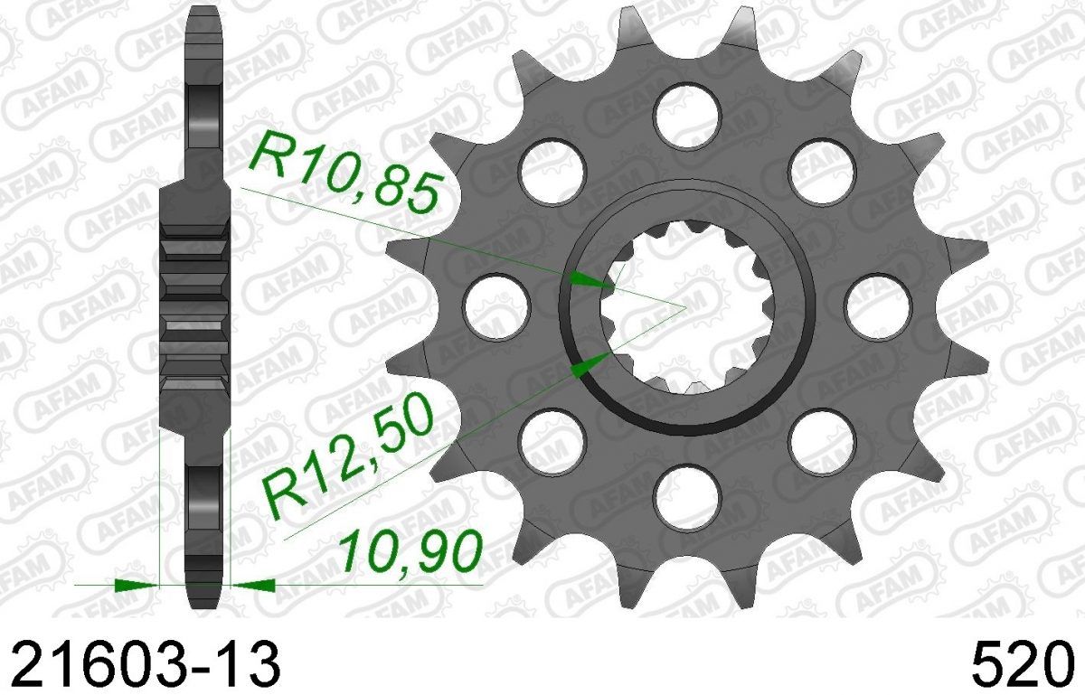 FRONT 13T, 520