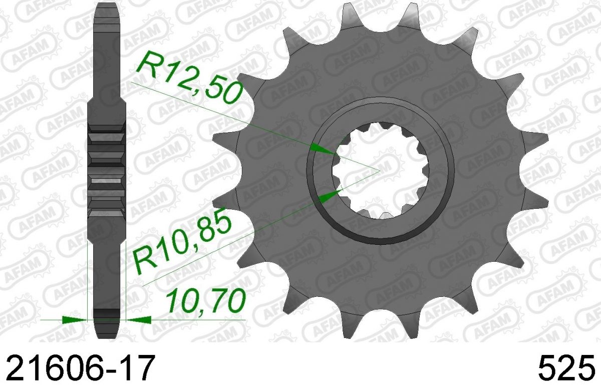 FRONT 17T, 525