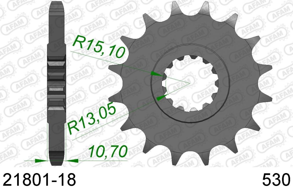 FRONT 18T, 530